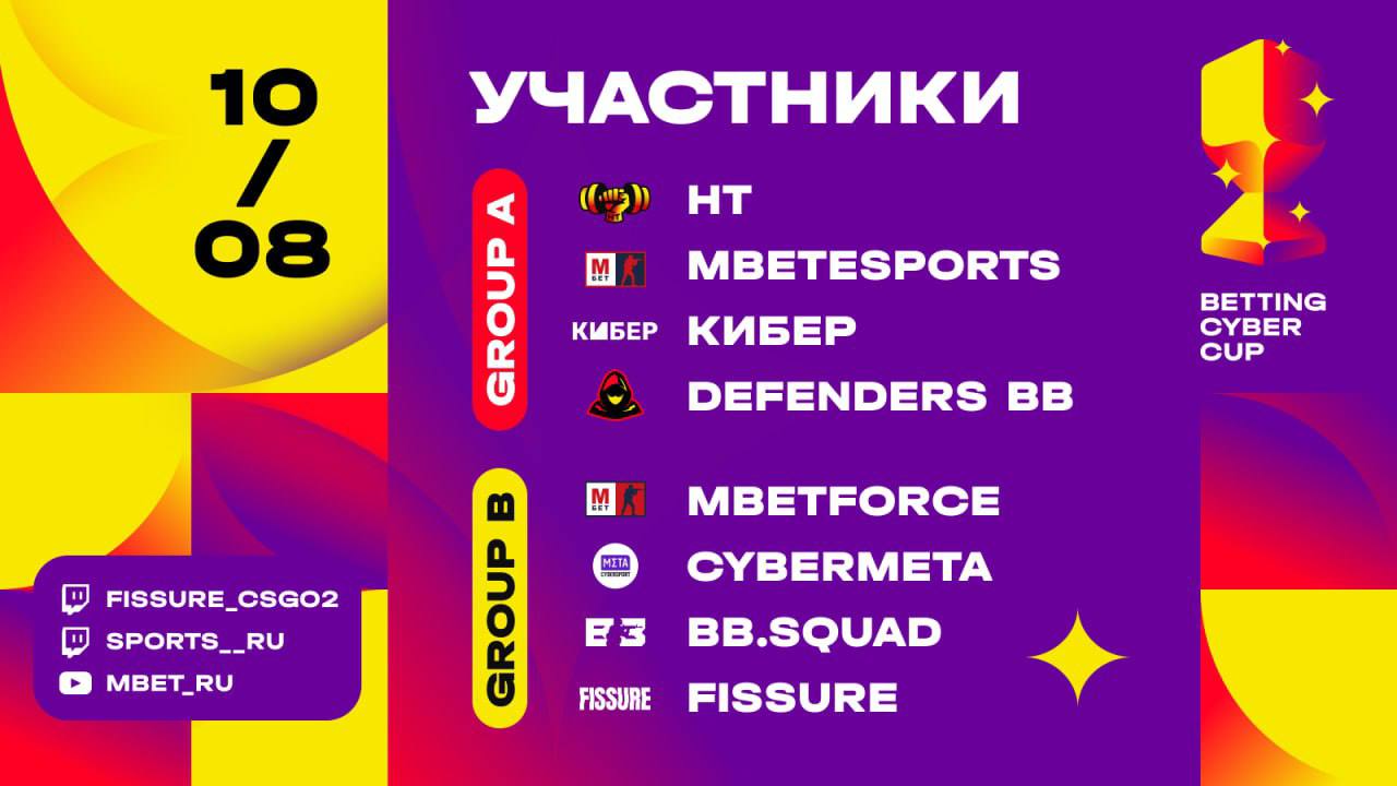 Betting Cyber Cup уже завтра