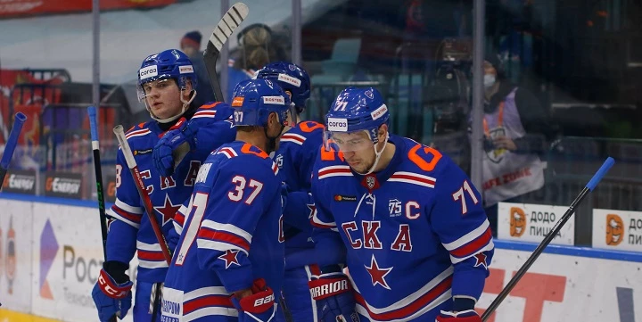 СКА — Барыс. Прогноз на матч КХЛ (17 октября 2021 года) СКА — Барыс. Прогноз на матч КХЛ (17 октября 2021 года)