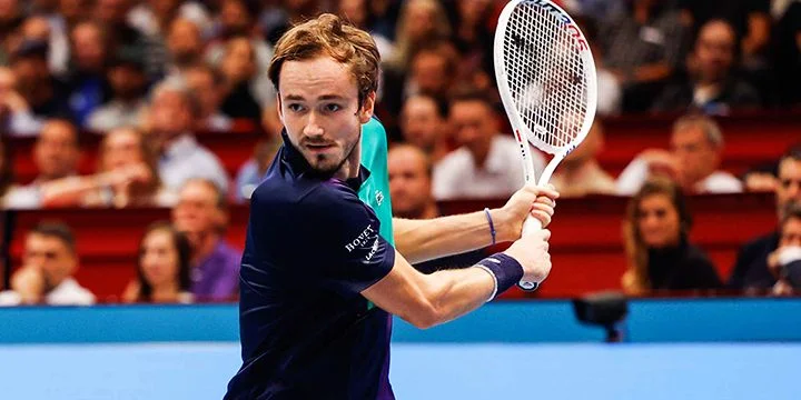 Даниил Медведев — Андрей Рублев. Прогноз на матч Итогового турнира ATP (14 ноября 2022 года)
Даниил Медведев — Андрей Рублев. Прогноз на матч Итогового турнира ATP (14 ноября 2022 года)