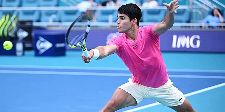 Карлос Алькарас Гарфия — Душан Лайович. Прогноз на матч ATP Майами (26 марта 2023 года)
Карлос Алькарас Гарфия — Душан Лайович. Прогноз на матч ATP Майами (26 марта 2023 года)