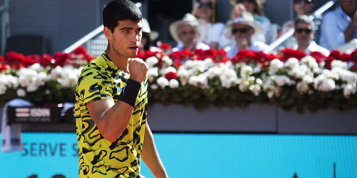 Карлос Алькарас Гарфия — Борна Чорич. Прогноз на матч ATP Мадрид (5 мая 2023 года)
Карлос Алькарас Гарфия — Борна Чорич. Прогноз на матч ATP Мадрид (5 мая 2023 года)