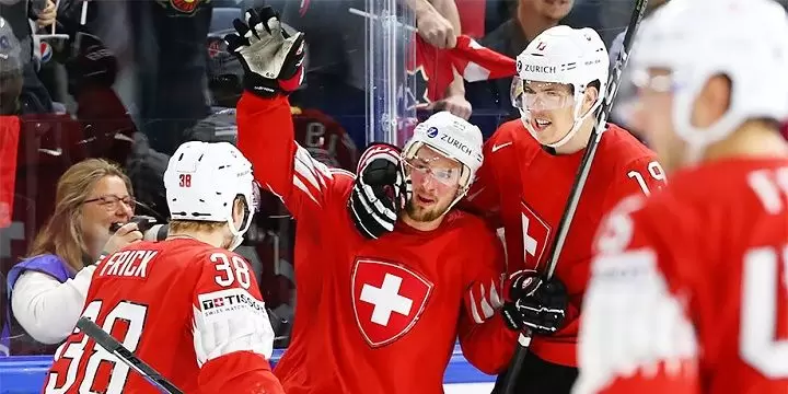 Канада - Швейцария. Прогноз на матч Чемпионата Мира (23.05.2019)