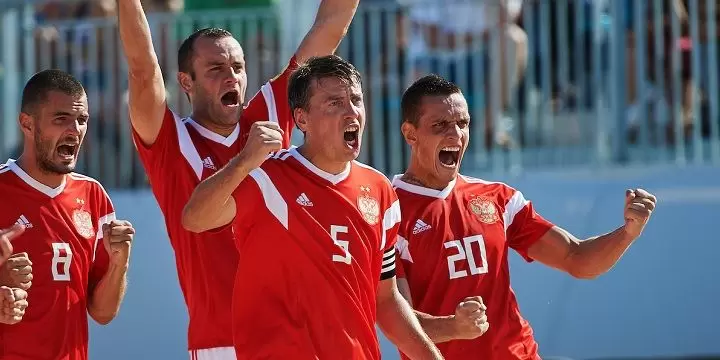 Россия - Азербайджан. Прогноз на пляжный футбол (25.07.2019) 